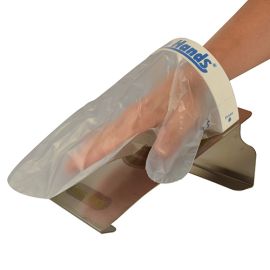 etal-shop.com - Base kit ''Clean Hands'' métal inoxydable 11,5 cm x 12,7 cm x 22 cm argent par 8
