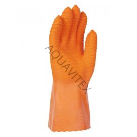 etal-shop.com - Gant latex protection du froid, Couleur: Orange, Lot: Lot de 10, Taille: 7