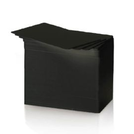 etal-shop.com - 100 cartes noires PVC alimentaire 0.76 86 x 54 mm