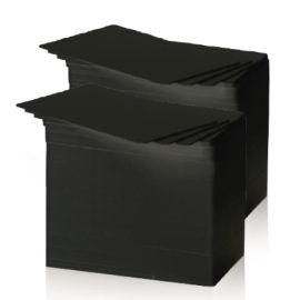 etal-shop.com - 500 cartes noires mat PVC alimentaire 0.76 86 x 54 mm