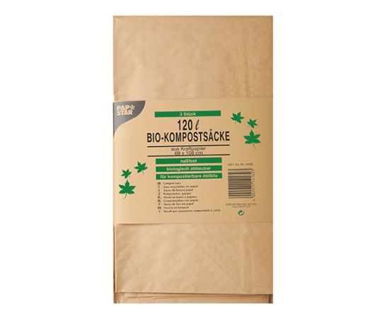 etal-shop.com - Sac recyclable en papier 120 l 110 cm x 68 cm x 21,5 cm marron par 30