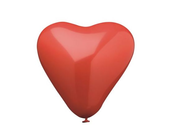 etal-shop.com - Ballon D19 cm rouge ''Coeur'' medium par 48