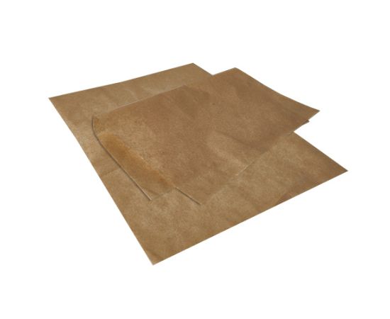 etal-shop.com - Papier d'emballage, Papier sulfurisé 35 cm x 25 cm marron ingraissable par 6