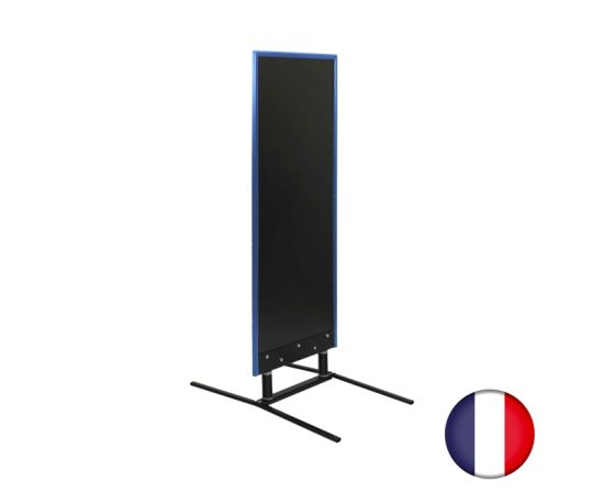 etal-shop.com - Panneau grande taille sur ressorts cadre bois bleu mer dimensions 180 x 65 cm